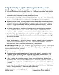 Declaración de Compromiso con la Protección al Niño