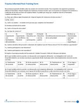 Post-Entrenamiento_Encuesta_Aprendiendo sobre el Trauma