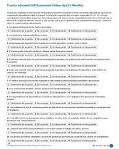 Encuesta de seguimiento de 3 a 5 meses_Aprendiendo sobre el Trauma